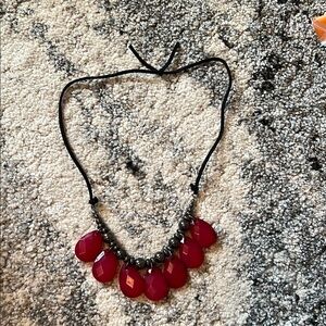 Elegant Red Necklace